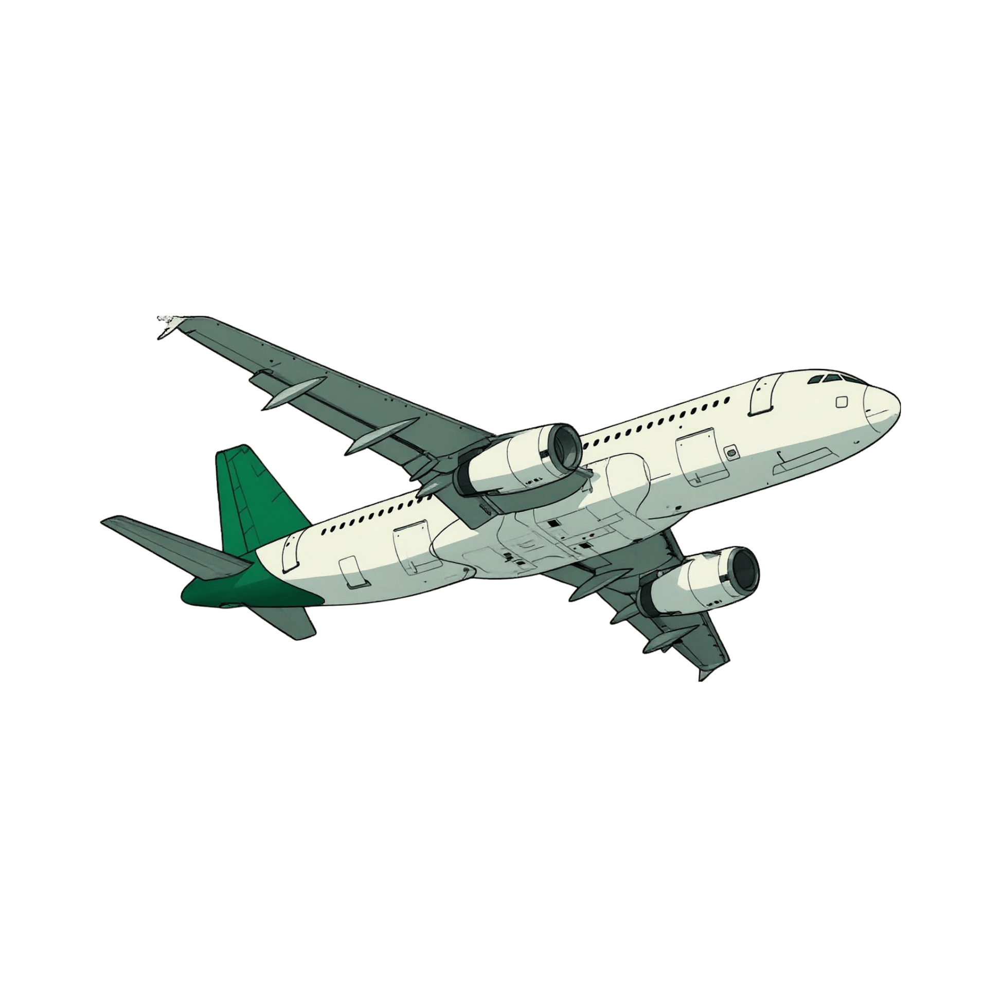 Airplane Sticker - MisfaarMisfaar