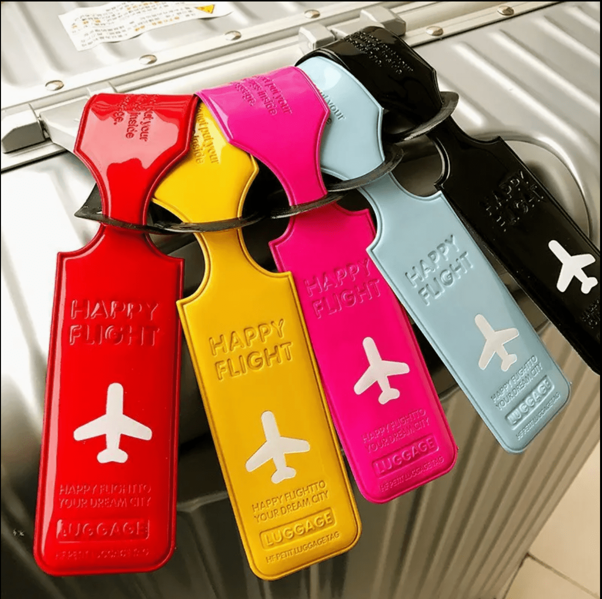 Happy Flight Luggage Tag - MisfaarMisfaar
