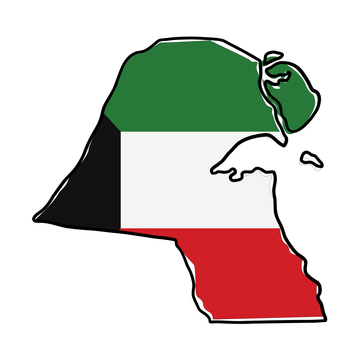 Kuwait Map - MisfaarMisfaar